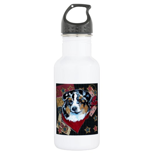 AUSTRALISCHE HERDER WATERFLES  (Voorkant)