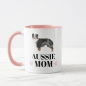 Australische herderblauwe hond met foto mok (Links)