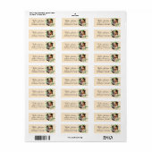 Australische Herderhond Retouradreslabel Etiket (Full Sheet)