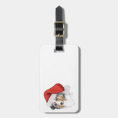 Australische herderkerst bagagelabel (Voorkant verticaal)