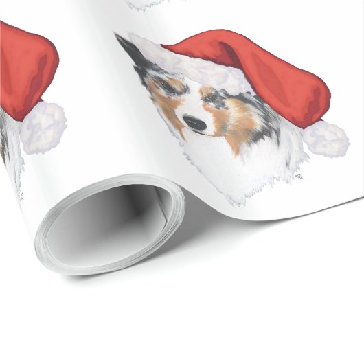 Australische herderkerst cadeaupapier (Rol Hoek)