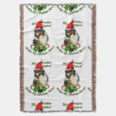 Australische herderkerst deken (Voorkant Verticaal)