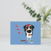 Australische herderkerst feestdagenkaart (Staand voorkant)