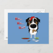 Australische herderkerst feestdagenkaart (Voorkant / Achterkant)