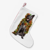 Australische herderkerst kleine kerstsok (Voorkant (Hangend))