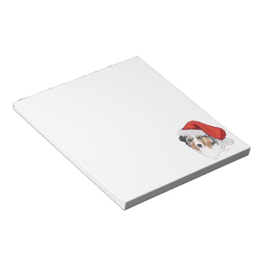 Australische herderkerst notitieblok (Schuin)