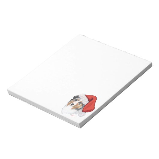 Australische herderkerst notitieblok (Linkerzijde)