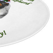 Australische herderkerst snijplank (Hoek)