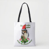 Australische herderkerst tote bag (Voorkant)