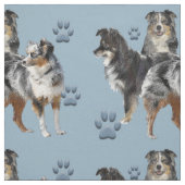 Australische herders blauw weefsel stof (Swatch)