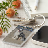 Australische herders sleutelhanger (Voorkant Rechts)