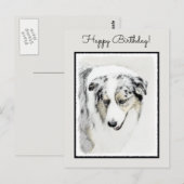 Australische herderschilderkunst - Oorspronkelijke Briefkaart (Voorkant / Achterkant)