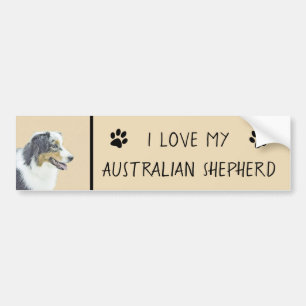 Australische herderschilderkunst - Oorspronkelijke Bumpersticker