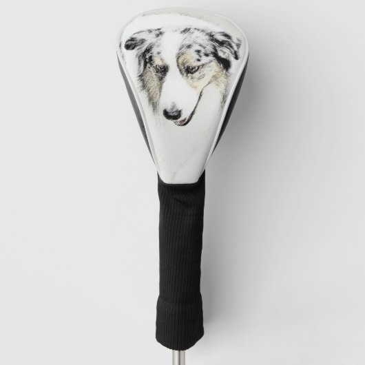 Australische herderschilderkunst - Oorspronkelijke Golfheadcover (Voorkant)