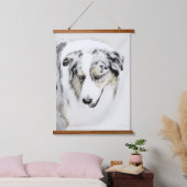 Australische herderschilderkunst - Oorspronkelijke Hangend Wandkleed (Slaapkamer)