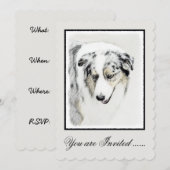 Australische herderschilderkunst - Oorspronkelijke Kaart (Voorkant / Achterkant)