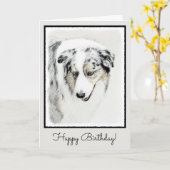 Australische herderschilderkunst - Oorspronkelijke Kaart (Gele Bloem)