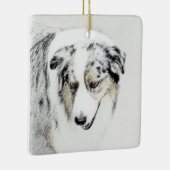 Australische herderschilderkunst - Oorspronkelijke Keramisch Ornament (Rechts)