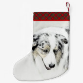 Australische herderschilderkunst - Oorspronkelijke Kleine Kerstsok (Achterkant)