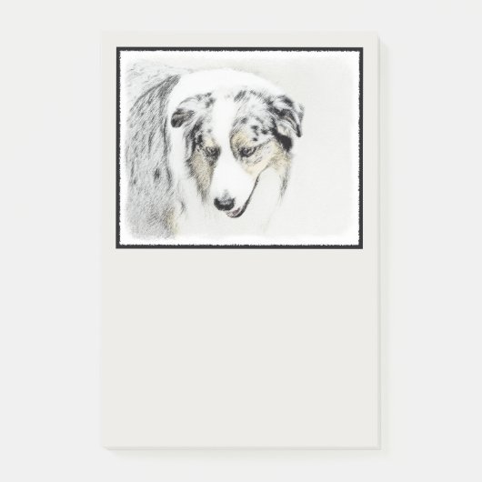 Australische herderschilderkunst - Oorspronkelijke Post-it® Notes (Voorkant)