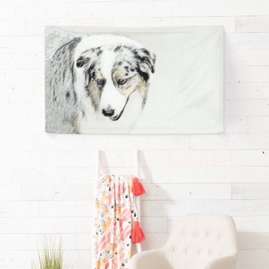 Australische herderschilderkunst - Oorspronkelijke Spandoek (Insitu)