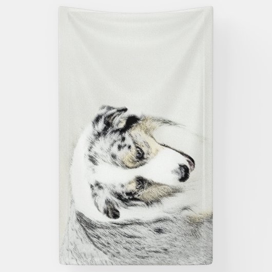 Australische herderschilderkunst - Oorspronkelijke Spandoek (Verticaal)