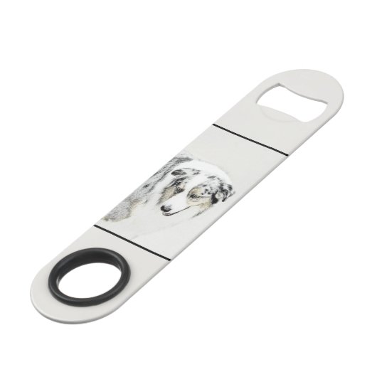 Australische herderschilderkunst - Oorspronkelijke Speed Flessenopener (Voorkant Gekanteld)