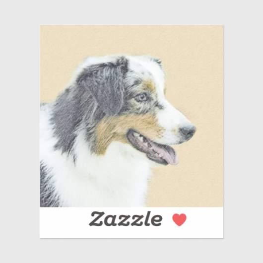 Australische herderschilderkunst - Oorspronkelijke Sticker (Vel)