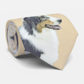 Australische herderschilderkunst - Oorspronkelijke Stropdas (Opgerold)