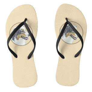 Australische herderschilderkunst - Oorspronkelijke Teenslippers