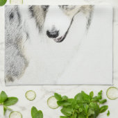 Australische herderschilderkunst - Oorspronkelijke Theedoek (Gevouwen)