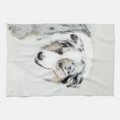 Australische herderschilderkunst - Oorspronkelijke Theedoek (Horizontaal)