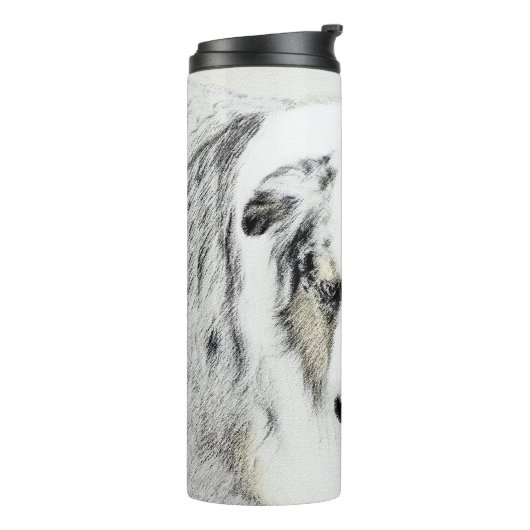 Australische herderschilderkunst - Oorspronkelijke Thermosbeker (Gedraaid links)