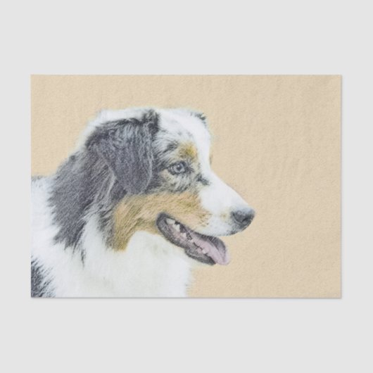 Australische herderschilderkunst - Oorspronkelijke Tissuepapier (Voorkant)