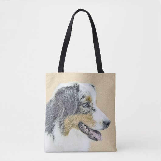 Australische herderschilderkunst - Oorspronkelijke Tote Bag (Voorkant)
