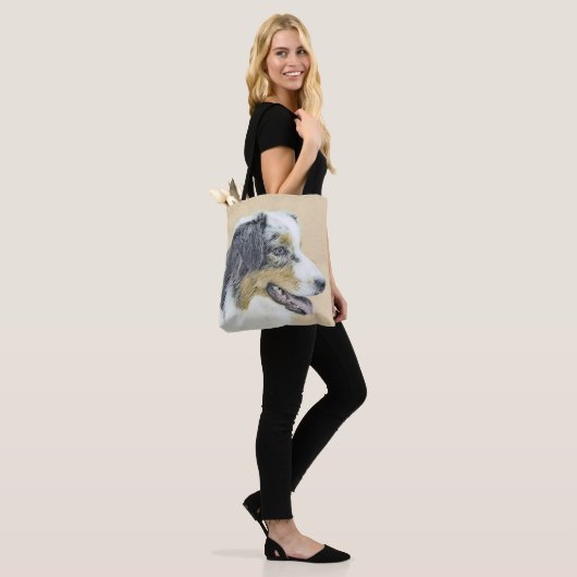 Australische herderschilderkunst - Oorspronkelijke Tote Bag (Op model)