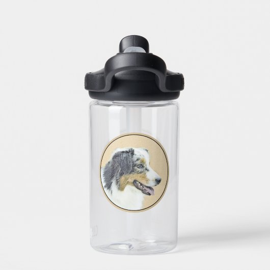 Australische herderschilderkunst - Oorspronkelijke Waterfles (Achterkant)