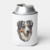 Australische herdershond blikjeskoeler (Blikje Voorkant)