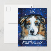 Australische Herdershond  Briefkaart (Voorkant / Achterkant)