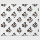 Australische Herdershond Cadeaupapier (Vlak)