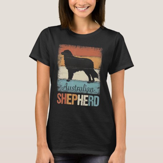 Australische Herdershond Herder Aussie T-shirt (Voorkant)