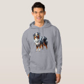 Australische Herdershond Hoodie (Voorkant volledig)