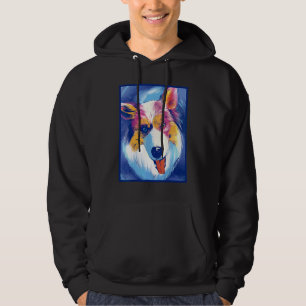 Australische Herdershond Huisdier Dier Schilderen  Hoodie