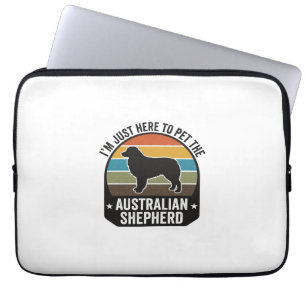 Australische Herdershond Huisdier Liefhebber Vinta Laptop Sleeve