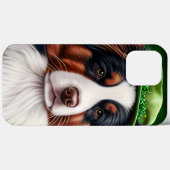Australische herdershond in St. Patrick's Day-jurk Case-Mate iPhone Case (Achterkant (horizontaal))