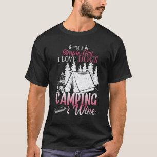 Australische Herdershond Kamperen Buiten Wandelen T-shirt