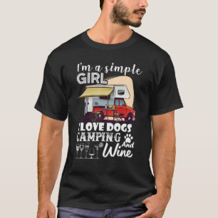 Australische Herdershond Kamperen Buiten Wandelen T-shirt