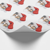 Australische Herdershond Kerst Cadeaupapier (Hoek)
