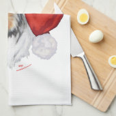 Australische Herdershond Kerst Theedoek (Quarter Fold)