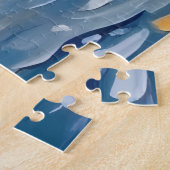 Australische Herdershond Kerstboot Vakantie Legpuzzel (Zijkant)